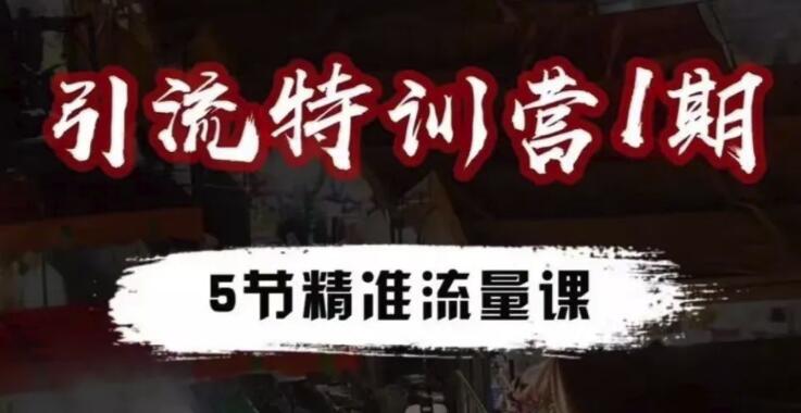 卓凡引流特训营第一期 精准引流的渠道与思维技巧-乐学教程网