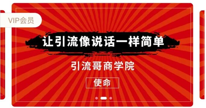 引流哥商学院第8期：百度霸屏、微博、豆瓣、闲鱼精准引流课程（价值798元）-乐学教程网