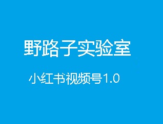 野路子实验室：小红书视频号1.0(无水印)-乐学教程网