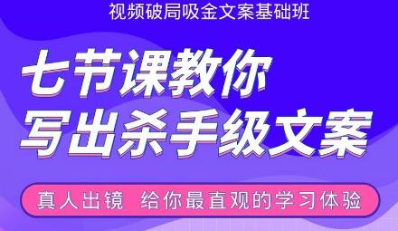 张根视频破局基础文案班(无水印)-乐学教程网