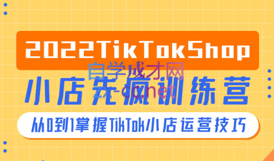 疯人院·TikTok Shop小店先疯训练营，价值4999元-乐学教程网