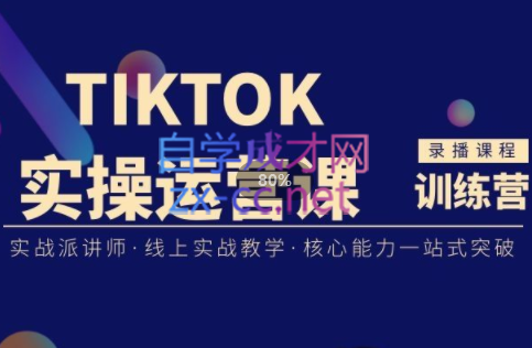 刘博·TikTok实操运营课-乐学教程网