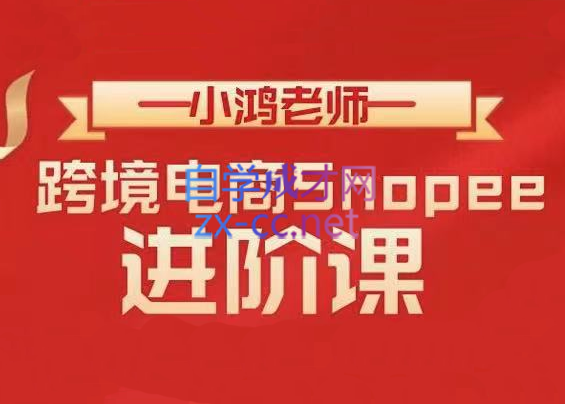 小鸿老师·跨境电商Shopee【基础+进阶】，价值2599元-乐学教程网