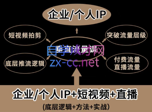 张越·自然流三频共振起号（短视频+直播），价值2980元-乐学教程网