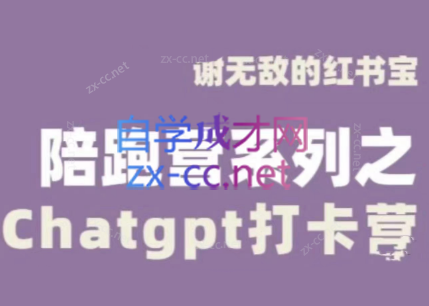 谢无敌·ChatGPT打卡营，教你更好地使用ChatGPT来提高工作效率-乐学教程网