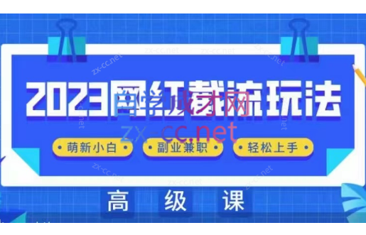 佳境·2023网红同款截流玩法【初级+高级】-乐学教程网