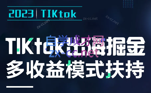 2023风口项目TIKtok出海掘金计划短视频直播带货跨境电商-乐学教程网