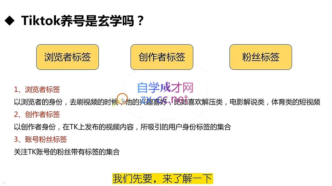 TikTok短视频运营+跨境小店运营-乐学教程网